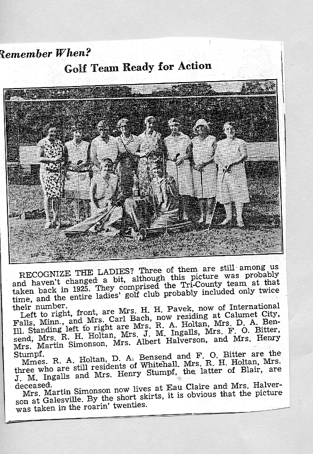 1925 Lady Golfers