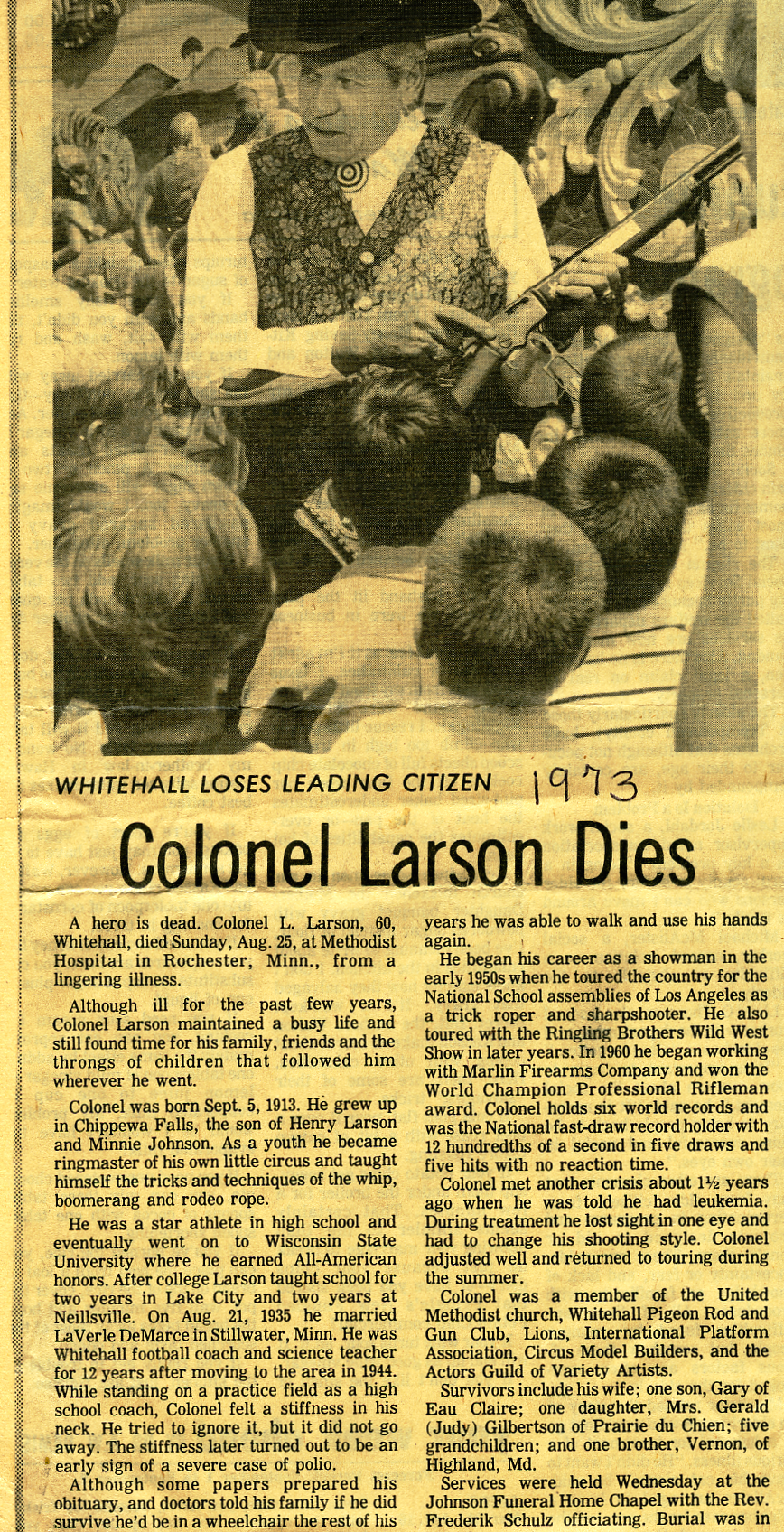 Larson Col L 1973