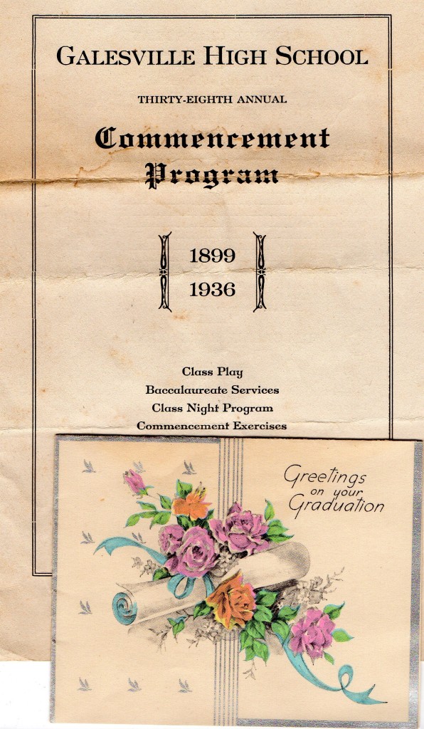 Program 1936 Galesville HS