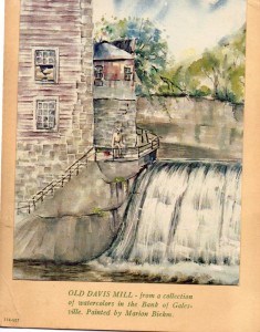 water color of Davis Mill (628x800)
