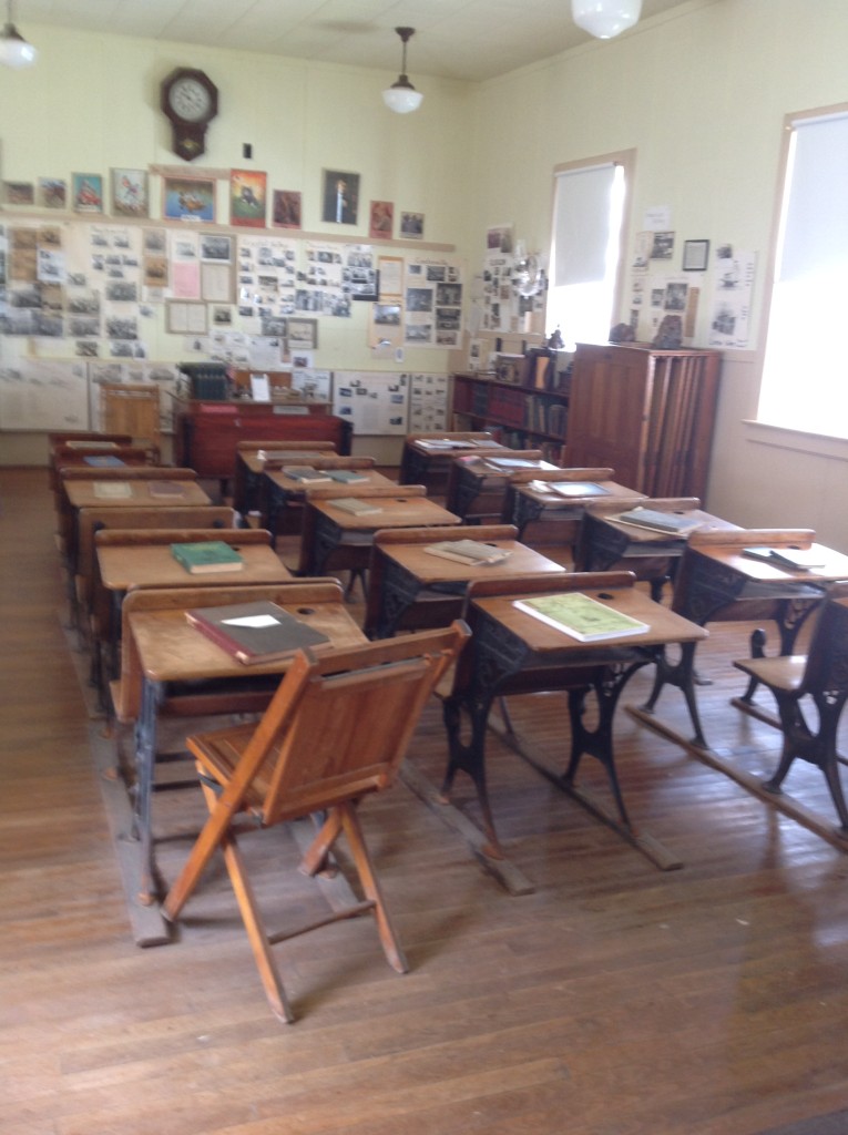 Lee School looking towards the teacher's desk, 2015